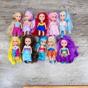 ZURU Sparkle Girlz LITTLE FRIENDS COLLECTION SET OF 10 DOLLS